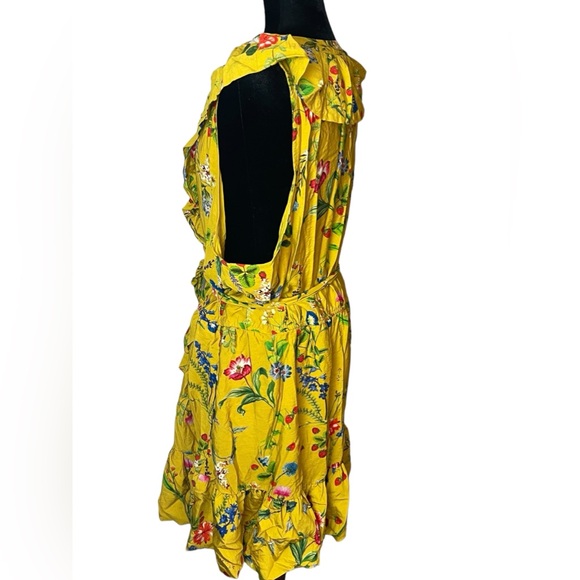 Anthropologie Maeve Floral-Wrap Mini Dress NWT - Picture 9 of 13